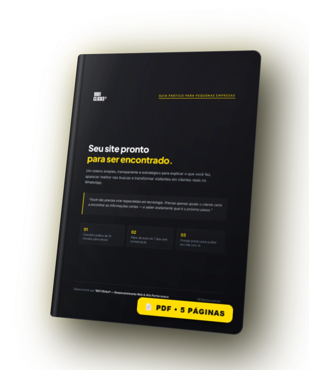 Manual Seu Site Pronto para Ser Encontrado 1001 Clicks